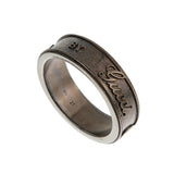 Gucci Interlocking G Logo Double Ring Sterling Silver Ring Sz 11 3/4 0003759