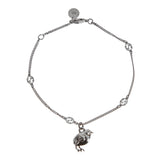 Gucci Sterling Silver Chick Charm Bracelet 7" 0003746