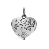 Gucci Sterling Silver Heart Pendant – "Blind for Love" 0003845