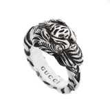 Gucci Sterling Silver Tiger Head Ring Sz 10 0003818