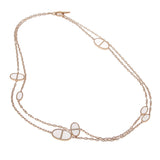 Hermes Ceramic Rose Gold Chaine d'Ancre Sautoir Necklace
