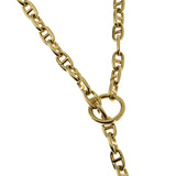 Hermes Chaine d'Ancre Yellow Gold Necklace Toggle Necklace