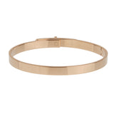 Hermes Kelly Bracelet 18K Rose Gold Pave Diamond 0004037