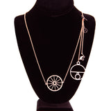 Hermes Rose Gold Long Charm Chain 0003446