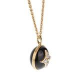 Louis Vuitton Color Blossom Onyx Diamond Medallion Sautoir Necklace 18k Yellow Gold 0004148