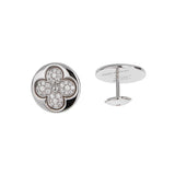 Louis Vuitton Diamond Blossom Sun Ear Stud 18K White Gold Earrings 0004118