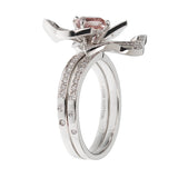 Louis Vuitton Fans & Umbrellas 18k White Gold Diamond Tourmaline Cocktail Ring 4