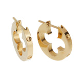 Louis Vuitton Empreinte Monogram Flower Hoop Earrings in 18k Pink Gold 0004060