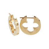 Louis Vuitton Empreinte Monogram Flower Hoop Earrings in 18k Pink Gold 0004060