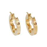 Louis Vuitton Empreinte Monogram Flower Hoop Earrings in 18k Pink Gold 0004060