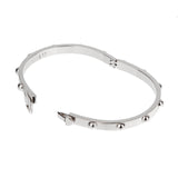 Louis Vuitton Empreinte White Gold Bangle Bracelet 0003607