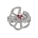 Louis Vuitton Fans & Umbrellas 18k White Gold Diamond Tourmaline Cocktail Ring lv12383w2q4u8
