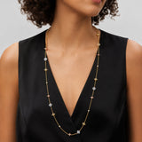 Louis Vuitton Louis Vuitton Idylle Blossom Sautoir Necklace 18k Tricolor Gold Diamond 0004056