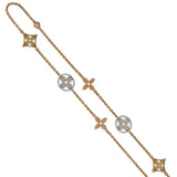 Louis Vuitton Louis Vuitton Idylle Blossom Sautoir Necklace 18k Tricolor Gold Diamond 0004056