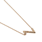 Louis Vuitton LV Volt Upside Down Pendant Necklace 18k Rose Gold 0004186