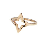Louis Vuitton Ombre Blossom Ring 18k Rose Gold Diamond Monogram Flower Ring 0004058