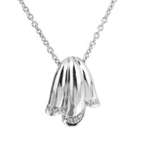 Piaget Vintage Diamond Tulip White Gold Pendant Necklace 0003179
