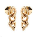 Pomellato Catene 18k Rose Gold Chain Link Drop Earrings 0003686