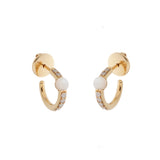Pomellato M'ama Non M'ama 18k Rose Gold Diamond Earrings