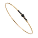 Pomellato M'ama Non M'ama 18k Rose Gold Onyx Diamond Bracelet