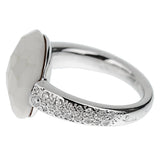 Pomellato Opal Capri White Gold Diamond Cocktail Ring 0003576