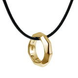 Pomellato Rose Gold Diamond-Cut Motif Pendant Necklace 0002232-33