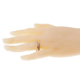 Pomellato Rose Gold Woven Diamond White Gold Ring Sz 6 1/2 0003138