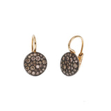Pomellato Sabbia 18k Rose Gold Diamond Drop Earrings