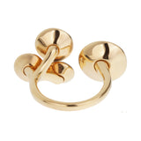 Pomellato Sabbia Fancy Diamond 18k Rose Gold Cocktail Ring Sz 6