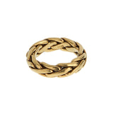 Pomellato Woven 18K Yellow Gold Band Vintage Ring 0004104