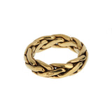 Pomellato Woven 18K Yellow Gold Band Vintage Ring 0004104