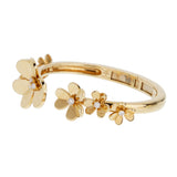 Van Cleef & Arpels Frivole Bracelet 7 Flowers Large Model Diamond 18k Yellow Gold 0004055