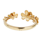 Van Cleef & Arpels Frivole Bracelet 7 Flowers Large Model Diamond 18k Yellow Gold 0004055