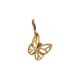 Van Cleef & Arpels Openwork Butterfly Diamond Gold Charm 158gjs8cds