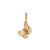 Van Cleef & Arpels Openwork Butterfly Diamond Gold Charm 158gjs8cds