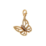 Van Cleef & Arpels Openwork Butterfly Diamond Gold Charm 158gjs8cds