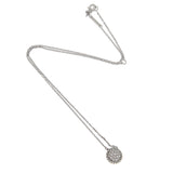 Van Cleef & Arpels Perle Diamond Pendant Necklace 18K White Gold 0003982