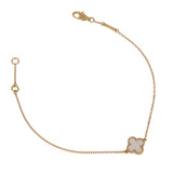 Van Cleef & Arpels Sweet Alhambra Bracelet 18K Yellow Gold Mother-of-Pearl 0004036