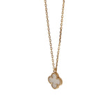 Van Cleef & Arpels Sweet Alhambra Mother-of-Pearl Pendant 18K Yellow Gold 0004034