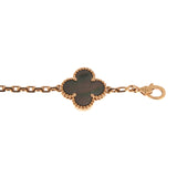 Van Cleef & Arpels Vintage Alhambra 18k Rose Gold Mother of Pearl Bracelet 0003955