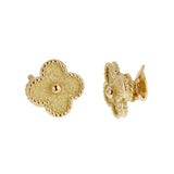 Van Cleef & Arpels Vintage Alhambra 18K Yellow Gold Earrings