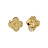 Van Cleef & Arpels Vintage Alhambra 18K Yellow Gold Earrings