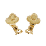 Van Cleef & Arpels Vintage Alhambra 18K Yellow Gold Earrings