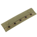 Van Cleef & Arpels Vintage Alhambra 5 Motif Onyx Bracelet in 18k Yellow Gold 0004079