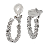 2ct Diamond Inside Out Hoop Earrings 0002560