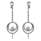 Audemars Piguet Millenary Diamond Drop White Gold Earrings 0000868