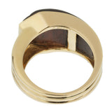 Boucheron Paris Wood Yellow Gold Cocktail Ring Circa 1970s 21kl186aas