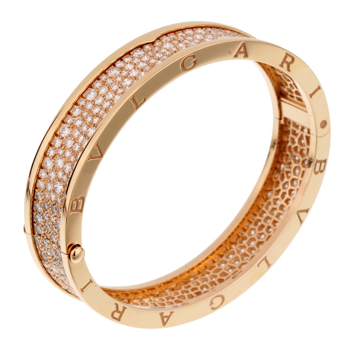 Bvlgari Bzero1 Pave Diamond Bangle