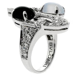 Bulgari Elisia Diamond Onyx Gold Ring 0000177