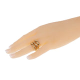 Bulgari Spiga Triple Wrap Yellow Gold Ring 0001855